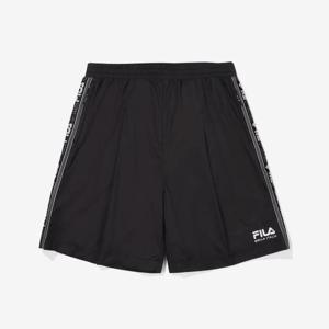 휠라 테잎 오버핏 우븐 반바지 FS2TRF2115X_BLK
