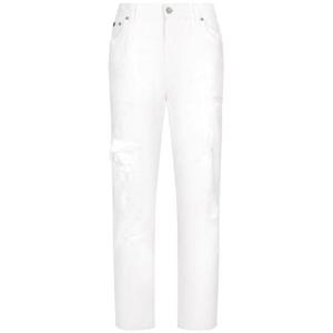돌체앤가바나 distressed finish straight jeans 10271032213768 TP720701092