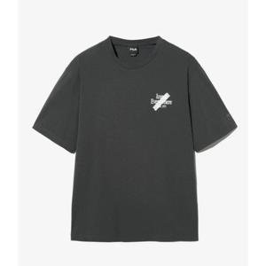 휠라 유니 냉감 아이코닉 그래픽 반팔티 FS2RSH2106X DGY DTM