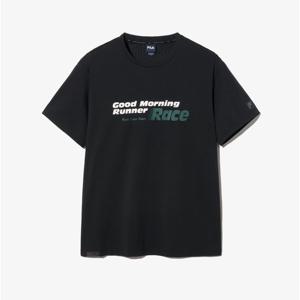 휠라 쿨링 PCM 프린트 소로나 반팔티 FS2RSH2211X BLK DGR SPN