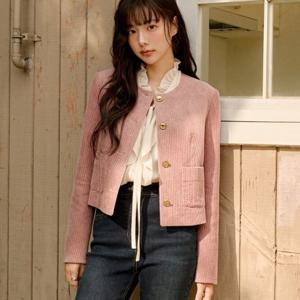 [올리브데올리브]금장버튼 코듀로이 숏자켓 OW5AJ850