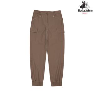 [블랙앤화이트]여성 변형 포켓 조거 팬츠 5015LBWN_BEIGE