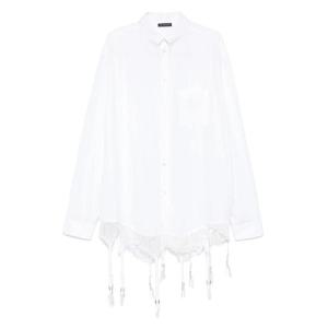 발렌시아가   긴팔 셔츠 SS25 831656 TRO37 9000 5796297 WHITE