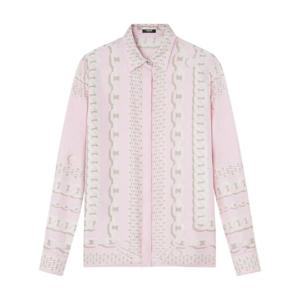 베르사체   긴팔 셔츠 SS25 1001360 1A13638 5519067 Pink  Purple