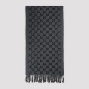 구찌 머플러 스카프 812317 4GABX 1260 GRAPHITE BLACK