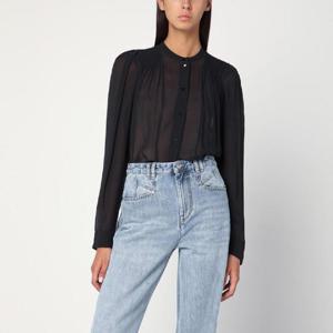 이자벨마랑 에뚜왈   긴팔 셔츠 FW25 25AHT0189FAC3J01E 5918808 Black