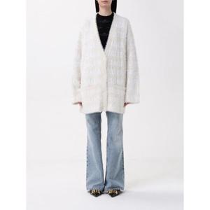 발렌시아가   가디건 SS25 769146 T6230 9002 5771583 Yellow Cream