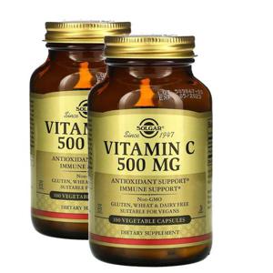 해외직구 Solgar 솔가 비타민C 500mg 100정 2개 Vitamin C