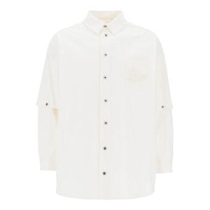 오프화이트 자켓 OMYD059S24DEN001 0202 WHITE