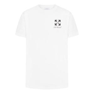 오프화이트 반팔 티셔츠 OMAA027F25JER00F 0110 WHITE