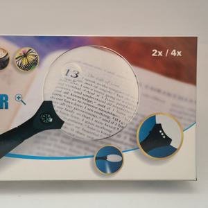 LED조명나침반돋보기(크기137mm) 사무 문구 교재류 준비물 과학교재