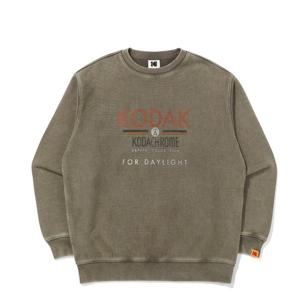 코닥 씨네코닥 세미오버핏 그래픽 워싱 맨투맨 BB K4323LFSG1 DGR RED