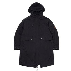 코닥 피쉬테일 후드 패딩 자켓 BB K4323RPJ90 BLK KHK