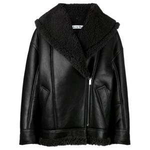아크네 스튜디오 코트 A70149 LEAT000316AX0 Black