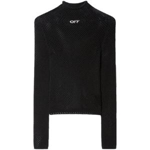 오프화이트 반팔 티셔츠 OWHF042F23KNI001 1004 Black