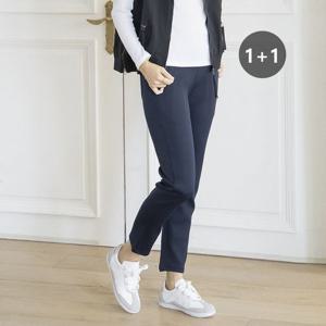 엄마옷 마담4060 1 + 1 쫀쫀배기핏밴딩팬츠 중년여성바지 데일리 -ZMPN2509002-
