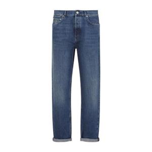 브루넬로 쿠치넬리 로고 패치 미드라이즈 진 M241PO1090 C9013DENIMMEDIO TP947441716