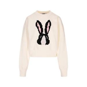 MSGM 그래픽 패치 스웨트셔츠 3941MDM88257799 02 TP949145877