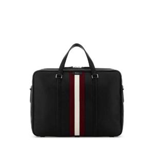 BALLY Black leather briefcase MAB01LVT825 U901P