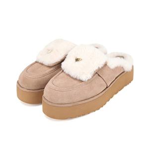 바바라 소가죽 하트 장식 여서 퍼 로퍼 뮬 2color_BBI569
