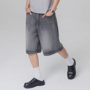 앨빈클로 스트라이프 데님 버뮤다 팬츠 DLX2967 (2 COLOR)