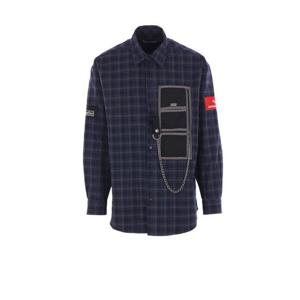 마틴로즈 긴팔 셔츠 477WS32527BLU BLUE NAVY CHECK