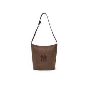 MLB  (3ABMBC25N-50BRD) 공용 베이직 스웨이드 버킷백