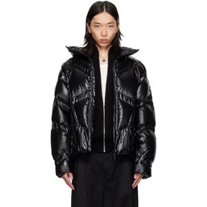 몽클레어 패딩 Moncler x A AP Rocky 블랙 바이아닌하 다운 재킷 252171M180005