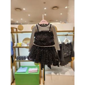 프렌치캣5 여아세트 블랙샤뷔스티에티셔츠 스커트 (Q54DAT020AS040)