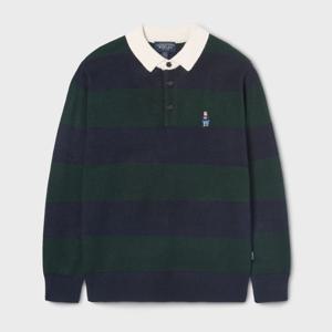 [후아유][공용] Steve Stripe Button Collar Pullover WHKAF4941U