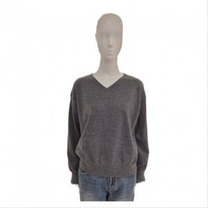 플라스틱아일랜드  (PR7KL081) BEIGE 브이넥 자수포인트 니트