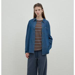 [올리브데올리브] 바이오 워싱 데님 셔츠 OE5AB8140
