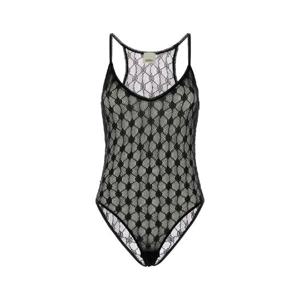 ISABEL MARANT Black stretch lace Mildy bodysuit BD0018FAC4J06I 01BK