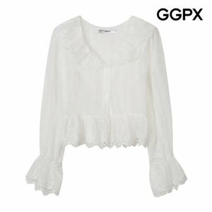 [GGPX] 레이스 카라 러블리 블라우스 (GP9SH057F)