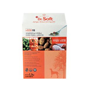 더독 닥터소프트 치킨 장건강 노령견용 1.2kg