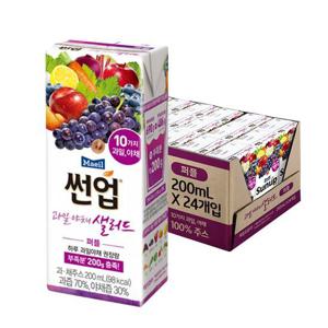 [매일유업]썬업 과일야채샐러드 퍼플 200ml 24팩