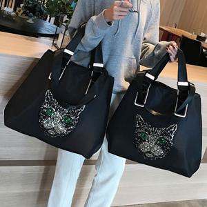 F006145_블링 고양이스팽글 빅 쇼퍼백 솔더백