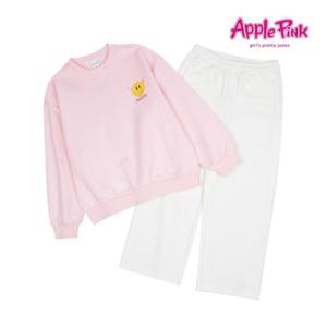 [애플핑크][애플핑크] 스마일 맨투맨+팬츠세트 (APS8R701GSP)