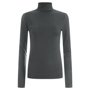[샵앤]여성 솔리드 베이직 기본템 간절기 데일리 이너 웜 폴라 티셔츠 R.J-WSH-1670-차콜