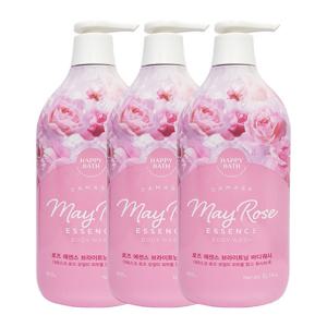 [해피바스]해피바스 로즈 에센스 브라이트닝 바디워시 900g x3