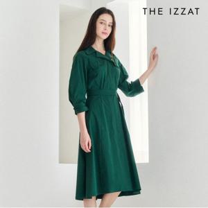 (더아이잗) 레이어 집업 플레어 원피스 IP4A0OP051