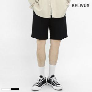 [빌리버스] 남성 반바지 여름 핀턱 숏 팬츠 BHL075