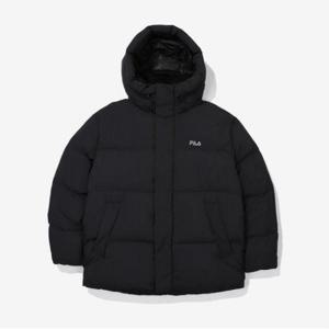 [FILA] 유니 오버핏 후드 다운 자켓 (FS2DJE4107X_BLK)