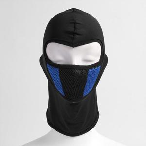 스포츠 메쉬 바라클라바 자전거 안면마스크 블루