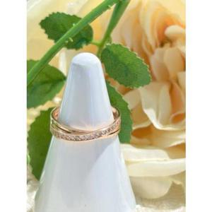 로이드 14K 어덜 트주얼리 크로스 라인 Rose Gold 반지 LRS22078G