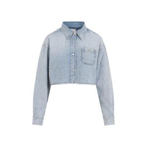 지방시 데님 셔츠 BW61B05YAX 496 ICE BLUE