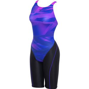 여자 실내 수영복 토네이도 반신 강습용 스윔웨어 데일리 바이올렛