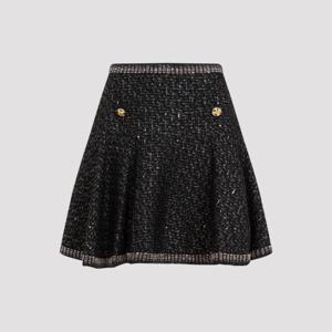 지암바티스타 발리 숏 스커트 24FWPVCA2054 09UBE 9999 BLACK SI