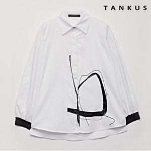 [탱커스]아트 드로잉 긴팔 셔츠 (TW4BL003L0)