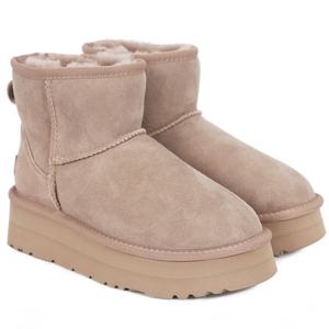 오즈어그웨어 UGG 플랫폼 미니 양털 부츠 (OUW102P-BRONZE)
